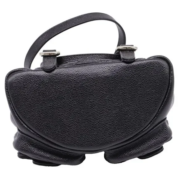 Chanel Small Duma Pockets Drawstring Backpack in Black Caviar Leather - Picture 5 of 8